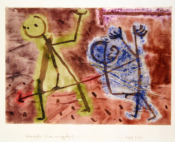 A Prisoner is led Away, 1939 (no 929) (w/c on paper on cardboard)  from 