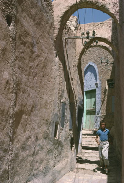 A street in the medina (photo)  from 