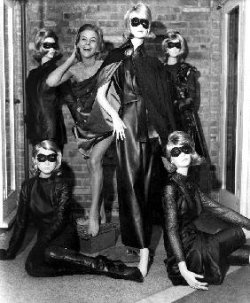 Aeries The Avengers with Honor Blackman , as Cathy Gale with fashion design by Frederick Starke