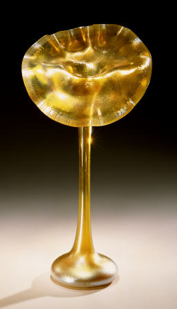 A Favrile Glass ''Jack In The Pulpit'' Vase from 