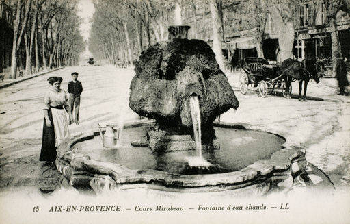 Aix-en-Pr., Fontaine d''eau chaude from 