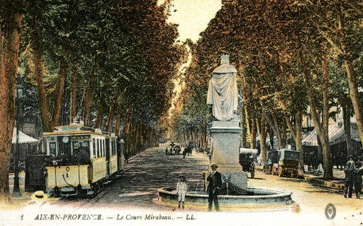 Aix-en-Provence, Cours Mirabeau / Postk. from 