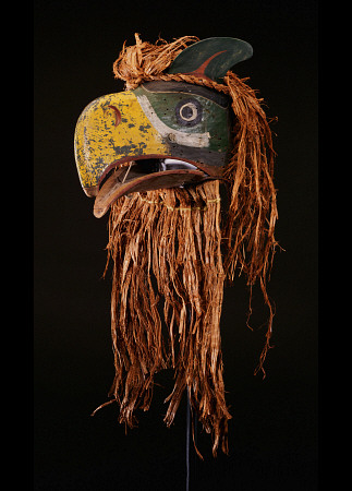 A Kwakiutl Thunderbird Mask, Red Cedar from 