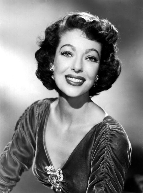 American Actress Loretta Young from 