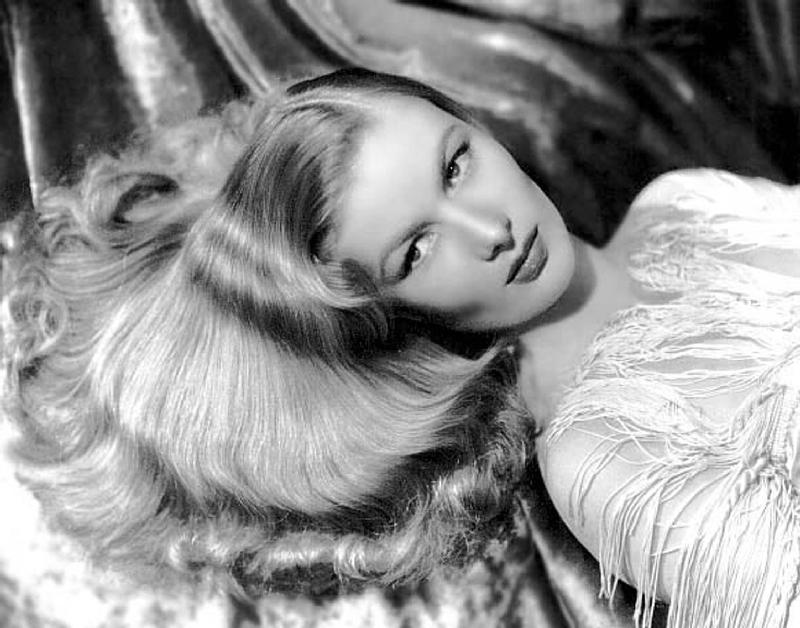 American Actress Veronica Lake from 