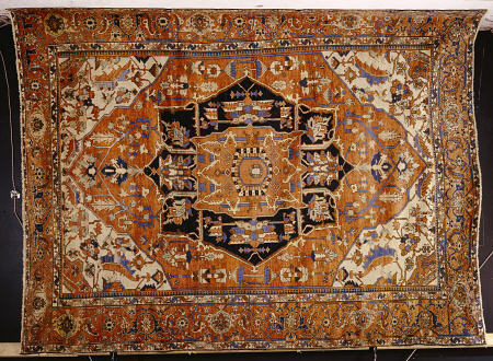 An Antique Heriz Carpet from 