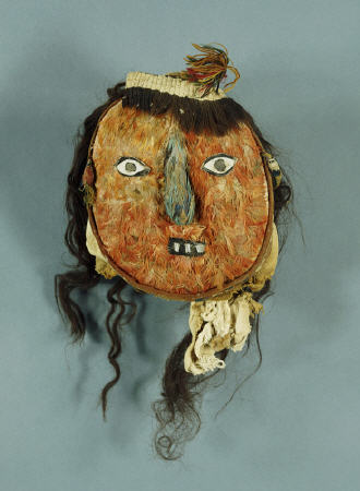 A Nasca Feathered Head from 