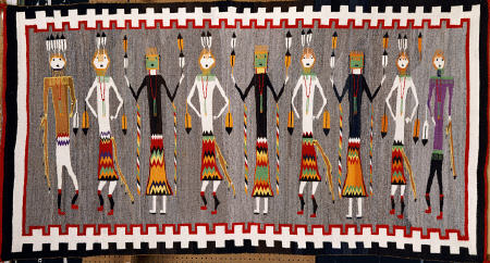 A Navajo Yei Rug from 