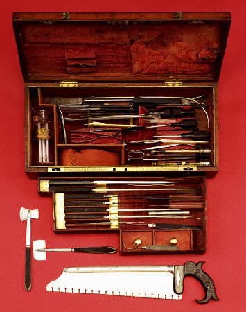 An Early Surgeon''s Set Signed  J from 