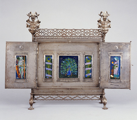 An Enamelled Triptych By Nelson And Edith Dawson (1859-1942), 1896 from 