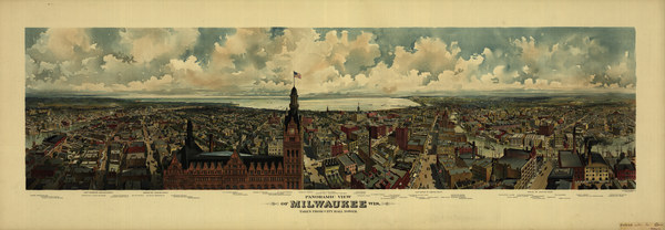 Ansicht von Milwaukee from 
