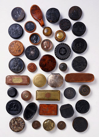 A Selection Of Snuff And Tobacco Boxes, 18th / 19th Century from 