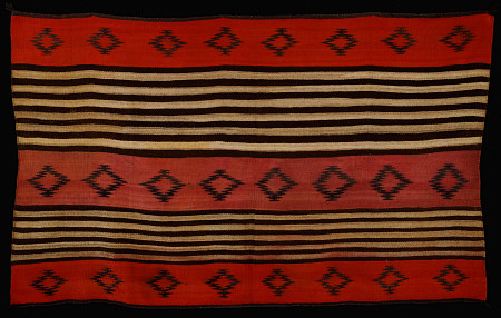 A Transitional Navajo Woman''s Blanket from 