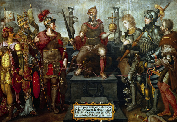 Allegorical Painting , Empire Charles V from 