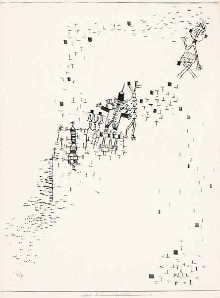 Astray, 1925 (ink transfer and brush & black ink on paper)  from 