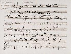 Copyist''s Manuscript Of The Second And Third Movements, Abwesenheit And Das Wiedersenhen Of The Pia