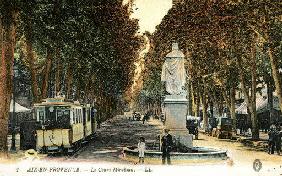 Aix-en-Provence, Cours Mirabeau / Postk.