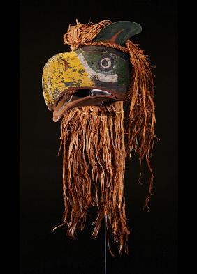 A Kwakiutl Thunderbird Mask, Red Cedar