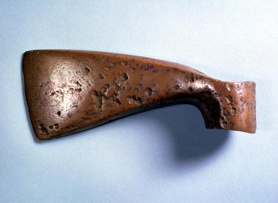 Axe from Vucedol, Pakrac, Slavonia, Bronze Age, c.2000-1000 BC (bronze) from 