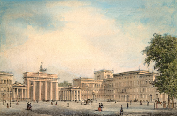 Berlin, Brandenburger Tor, um 1850 from 