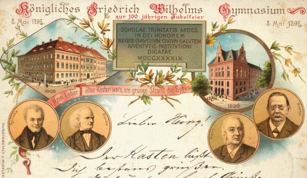 Berlin,100 Jahre Friedr.-Wilhelm-Gymnas from 