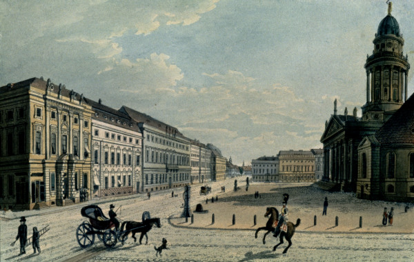 Berlin, Franz. Dom, um 1820 from 