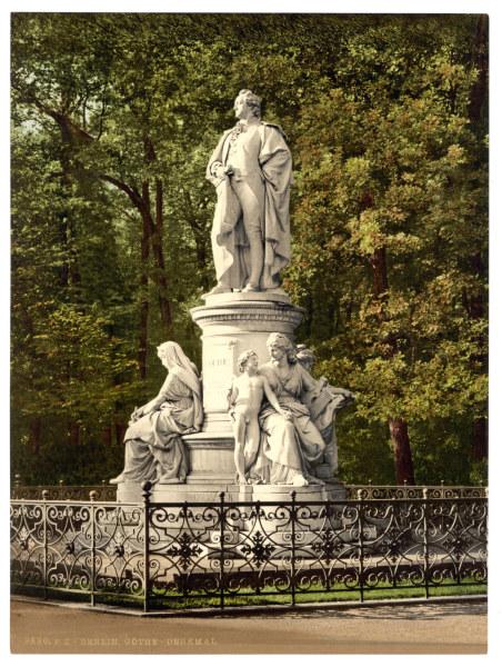 Berlin, Goethe-Denkmal from 