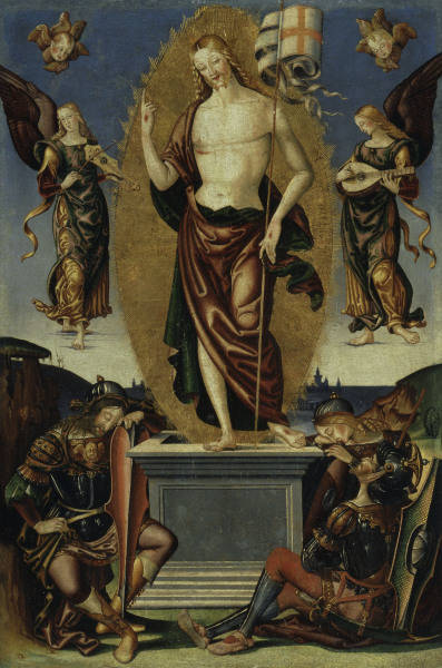 Bernardino di Mariotto, Auferstehung from 