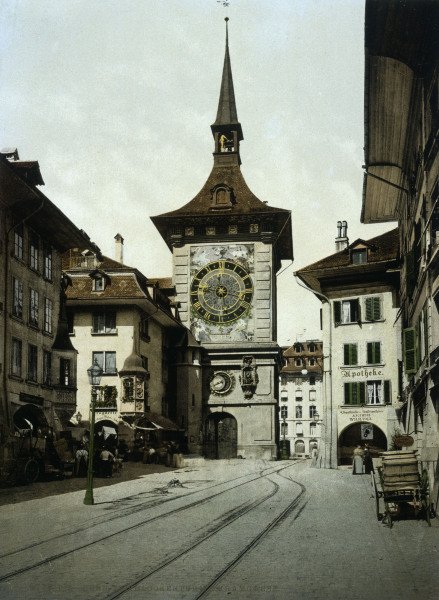 Bern, Clock Tower from 