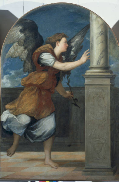 Bonifazio Veronese, Engel der Verkuend. from 