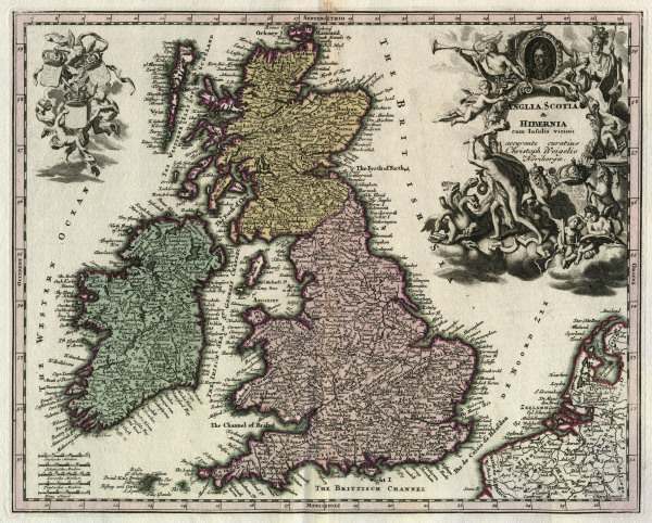 British Isles , Map from 