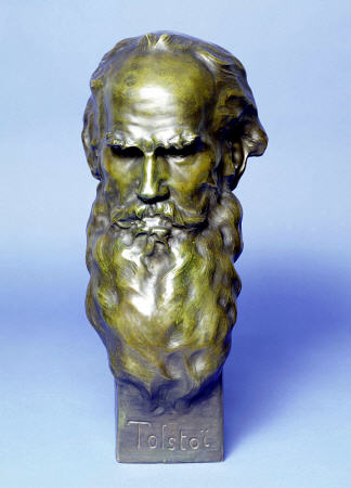 Bronze Head Of Leo Tolstoy from 