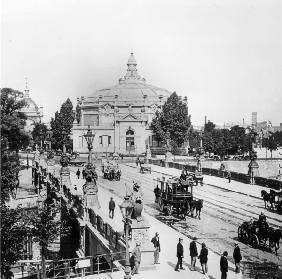 Berlin,Moltkebrücke,Marinepanorama/Foto