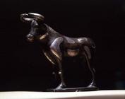 Bull Figurine, Greek (bronze and silver)