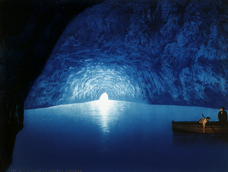 Capri, Blaue Grotte from 