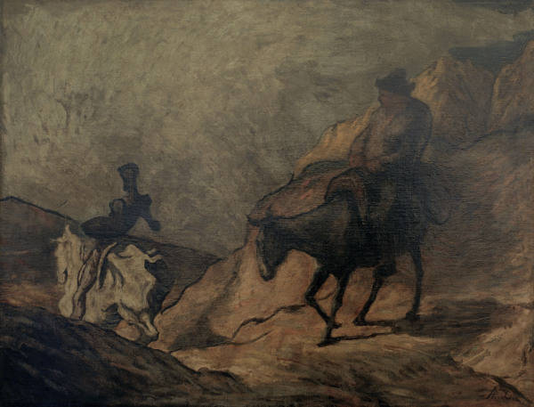 Cervantes, Don Quijote / Daumier from 