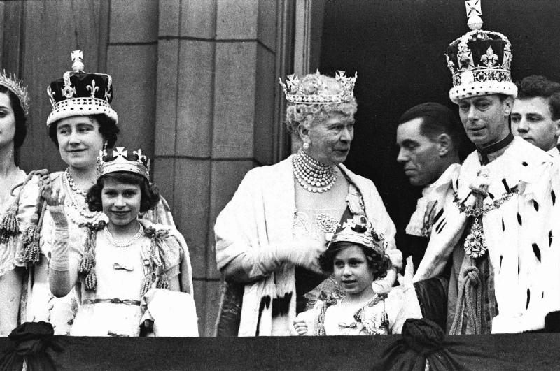 Coronation of English King George VI of England from 