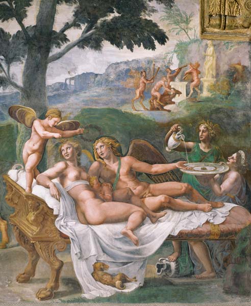 Cupid a.Psyche /Mural/ Giulio / 1532/34 from 