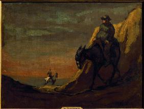 Cervantes, Don Quijote / Daumier