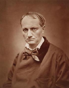 Charles Baudelaire (1821-67), French poet, portrait photograph by Studio of Goupil