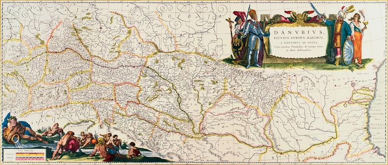 Danube , Map from 
