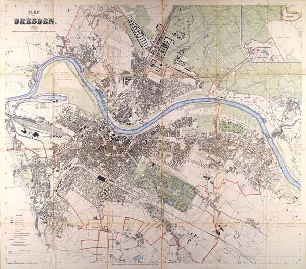 Dresden, Stadtplan 1899 from 