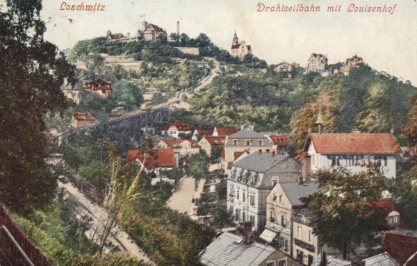 Dresden-Loschwitz,Drahtseilbahn from 