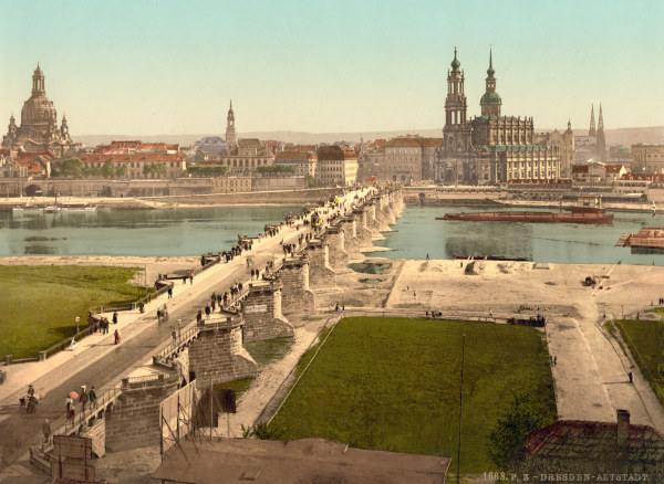 Dresden, Augustusbrücke from 