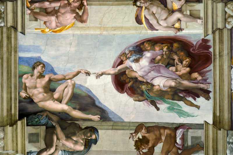 The Creation of Adam from 