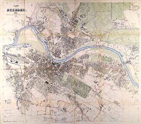 Dresden, Stadtplan 1899