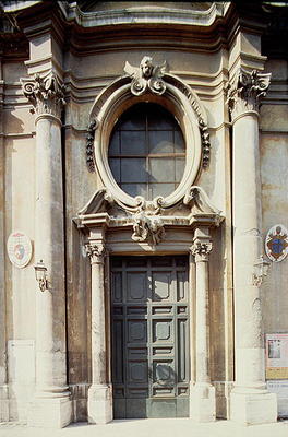 Door of the Tempietto, designed by Donato Bramante (1444-1514) 1508-12 (photo) from 