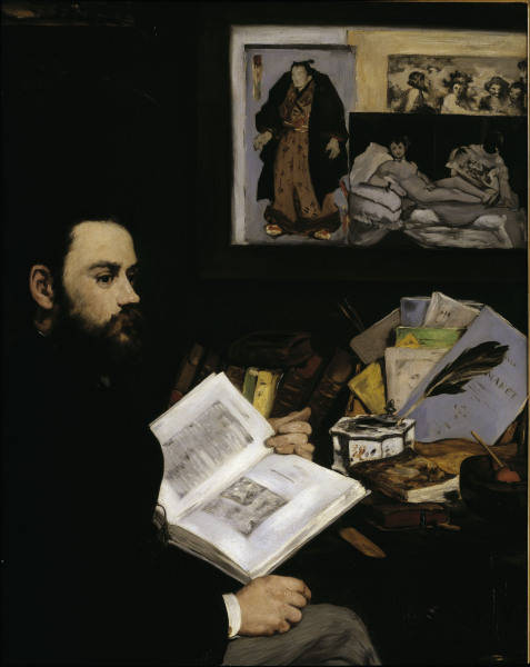 Emile Zola / Gemaelde von E.Manet from 