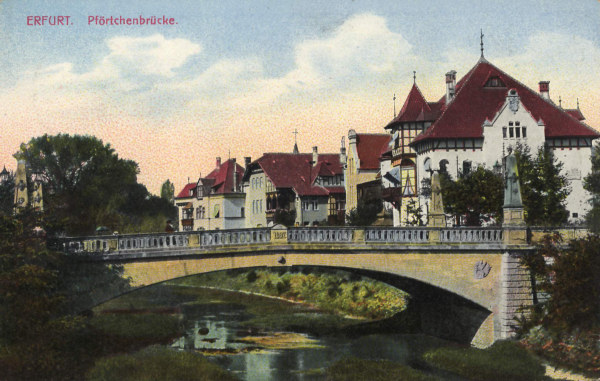 Erfurt, Pförtchenbrücke from 