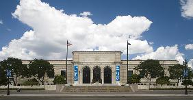 Exterior view of the Detroit Institute of Arts
